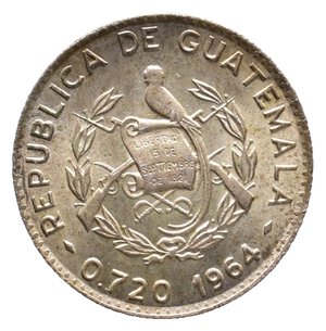 reverse: GUATEMALA - 5 Centavos argento 1964 FDC