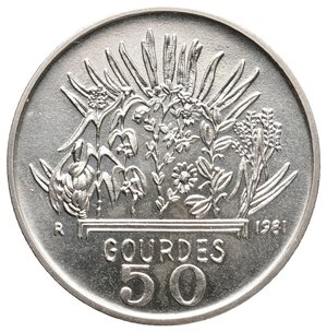 obverse: HAITI - 50 Gourdes argento 1981 Giornata dell Alimentazione