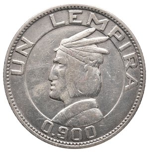 reverse: HONDURAS - 1 Lempira argento 1932