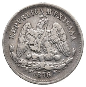 reverse: MESSICO - 25 Centavos argento 1876