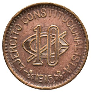 obverse: MESSICO - CHIHUAHUA - Rivoluzione - 10 Centavos 1915