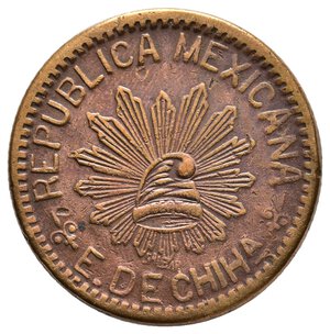 reverse: MESSICO - CHIHUAHUA - Rivoluzione - 10 Centavos 1915