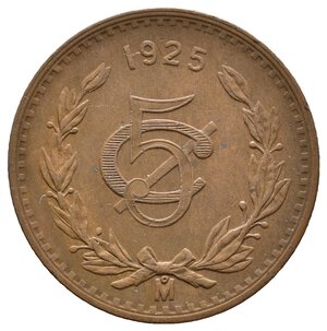 obverse: MESSICO - 5 Centavos  1925