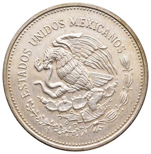 reverse: MESSICO - 100 Pesos argento 1985 Mexico 86