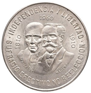 obverse: MESSICO - 10 Pesos argento 1960
