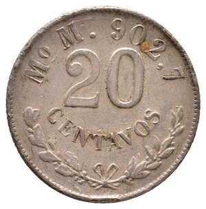 obverse: MESSICO - 20 Centavos argento 1900