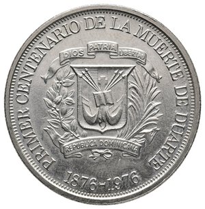 reverse: REPUBBLICA DOMINICANA - 1 peso 1976