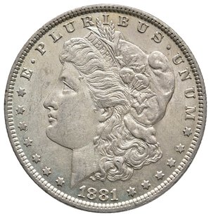 obverse: U.S.A. - Morgan Dollar argento 1881 O SPL FDC