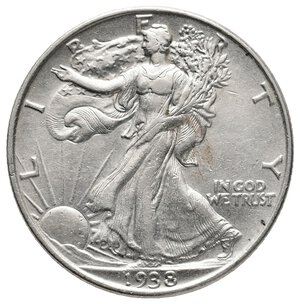 obverse: U.S.A. - Half Dollar Liberty argento 1938