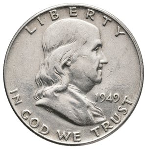 obverse: U.S.A. - Half Dollar Franklyn argento 1949
