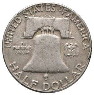 reverse: U.S.A. - Half Dollar Franklyn argento 1951