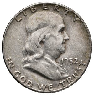 obverse: U.S.A. - Half Dollar Franklyn argento 1952