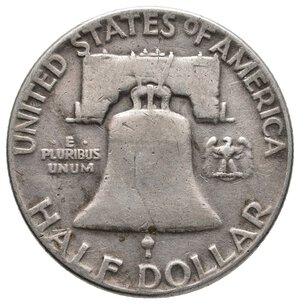 reverse: U.S.A. - Half Dollar Franklyn argento 1954