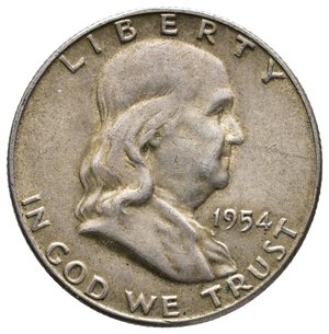 obverse: U.S.A. - Half Dollar Franklyn argento 1954 S