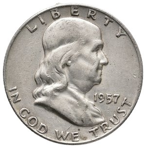 obverse: U.S.A. - Half Dollar Franklyn argento 1957 D