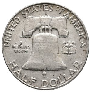 reverse: U.S.A. - Half Dollar Franklyn argento 1957 D