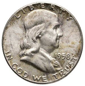obverse: U.S.A. - Half Dollar Franklyn argento 1958 FDC