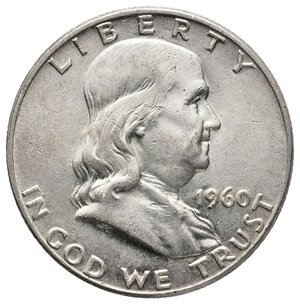 obverse: U.S.A. - Half Dollar Franklyn argento 1960