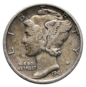 obverse: U.S.A. - Dime Mercury argento 1941