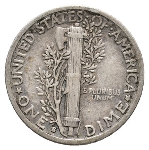reverse: U.S.A. - Dime Mercury argento 1941 S