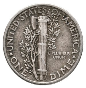 reverse: U.S.A. - Dime Mercury argento 1942
