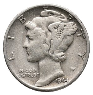 obverse: U.S.A. - Dime Mercury argento 1944