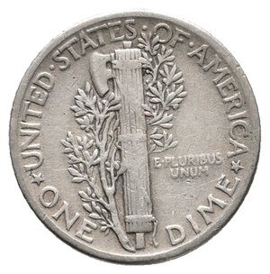 reverse: U.S.A. - Dime Mercury argento 1944