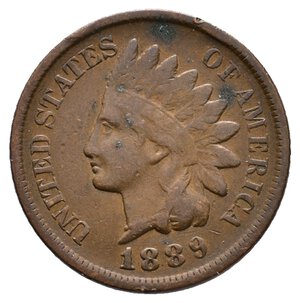 obverse: U.S.A. - 1 Cent Indiano 1889