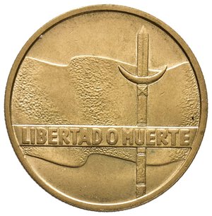 reverse: URUGUAY - 1000 Pesos F.a.o. 1969 Brass