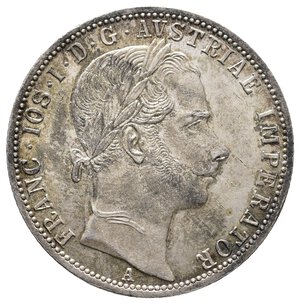 reverse: AUSTRIA - Franz Joseph - 1 Florin argento 1861 A Patina FDC