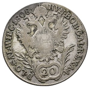 obverse: AUSTRIA - Francesco I - 20 Kreuzer 1808 A