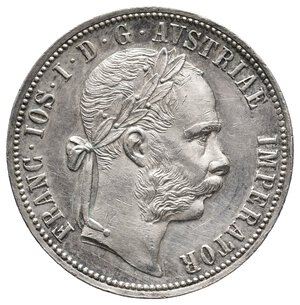 reverse: AUSTRIA - Franz Joseph - 1 Florin argento 1888