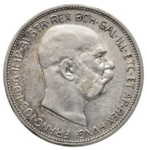 reverse: AUSTRIA - Franz Joseph -2 Corone argento 1912