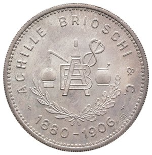 reverse: Medaglia argento Achille Brioschi 1957