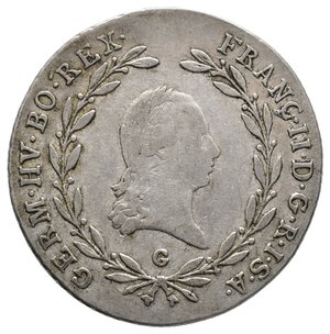 reverse: AUSTRIA - Francesco II - 20 Kreuzer 1804 G