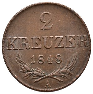 obverse: AUSTRIA - 2 kreuzer 1848 A