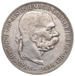 reverse: AUSTRIA - Franz Joseph - 5 Corone argento 1900