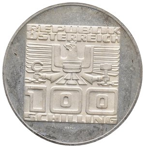 reverse: AUSTRIA - 100 schilling argento 1978 Villach PROOF