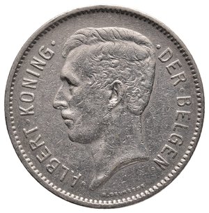 reverse: BELGIO - 5 Francs 1932