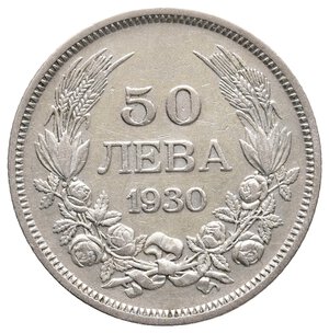 obverse: BULGARIA - 50 Leva argento 1930