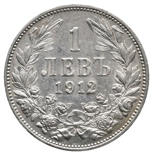 obverse: BULGARIA - 1 Lev argento 1912 OTTIMA CONSERVAZIONE