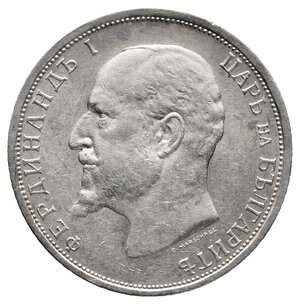 reverse: BULGARIA - 1 Lev argento 1912 OTTIMA CONSERVAZIONE