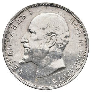 reverse: BULGARIA - 2 Leva argento 1913 Tracce Lucidatura