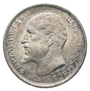 reverse: BULGARIA - 50 Stotinki argento 1913 