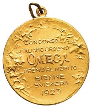 obverse: Concorso italiano orologio Omega 1923 - diam.26 mm