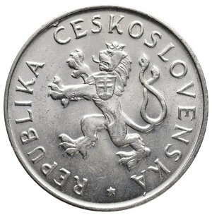 reverse: CECOSLOVACCHIA - 50 Korun  argento 1955