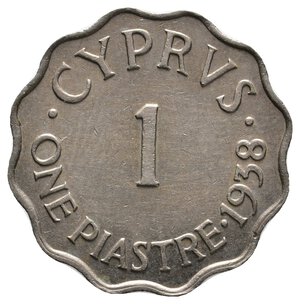 obverse: CIPRO - George VI - 1 Piastre 1938
