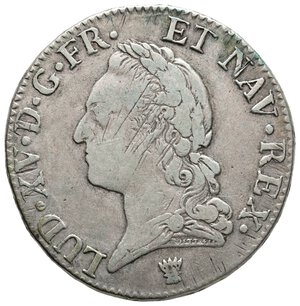 reverse: FRANCIA - Louis XV - Ecu argento 1773 I