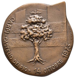 reverse: Medaglia Carpi 1975 Museo Deportato