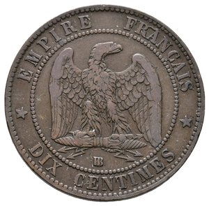 obverse: FRANCIA - Napoleon III - 10 Centimes 1862 BB